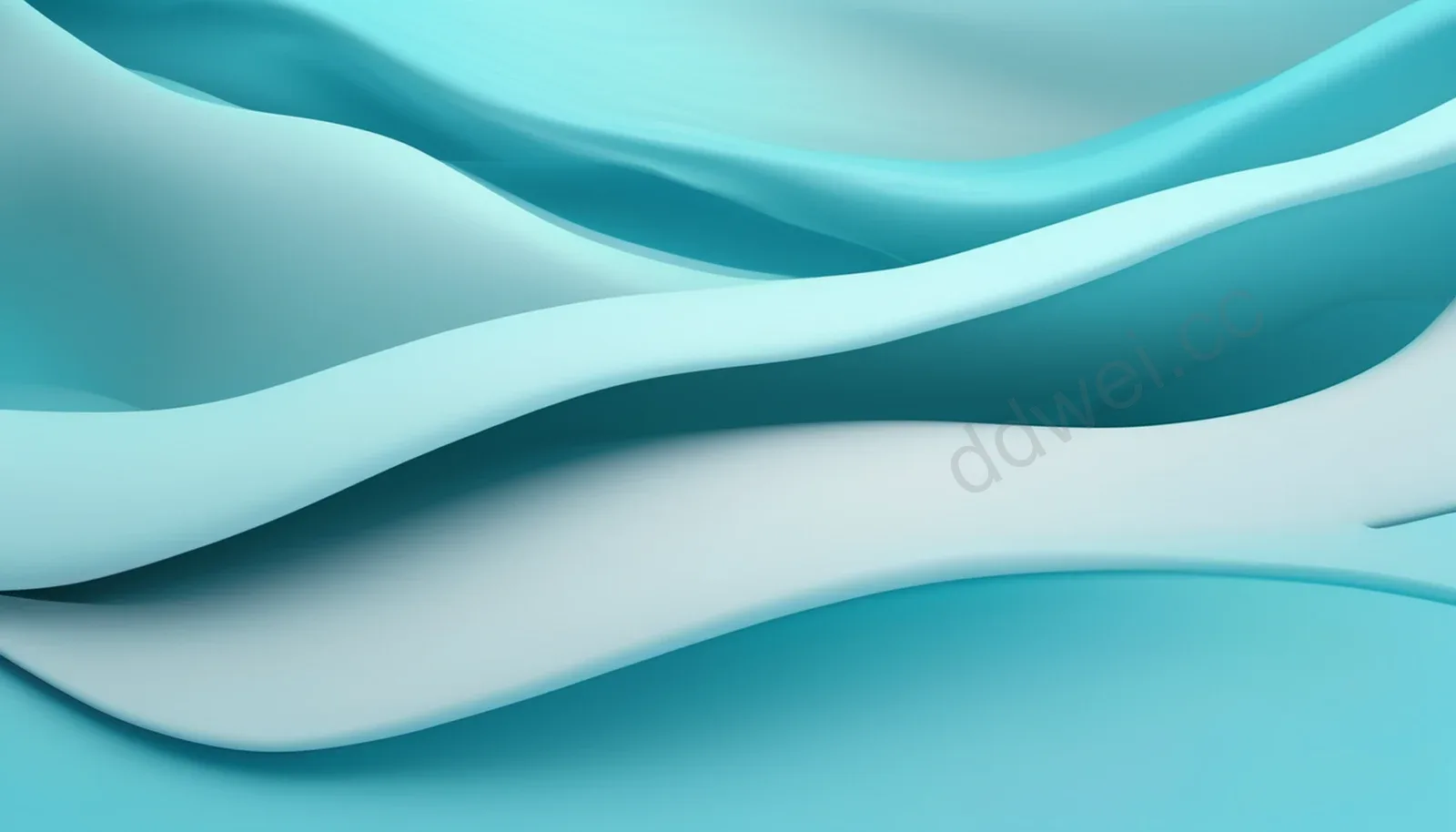 Light Blue and Cyan Gradient Wave Minimalist Business Background