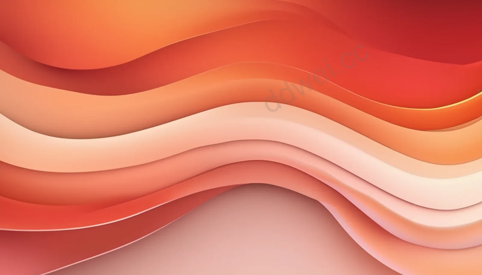 Warm Orange and Soft Red Frosted Arc Modern Business Background