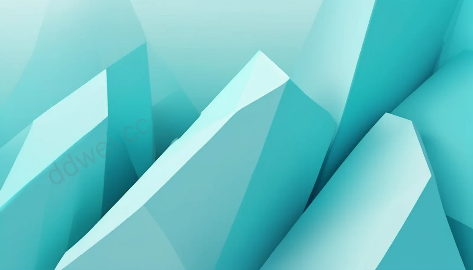 Light Blue and Cyan Low Poly Minimalist Business Background