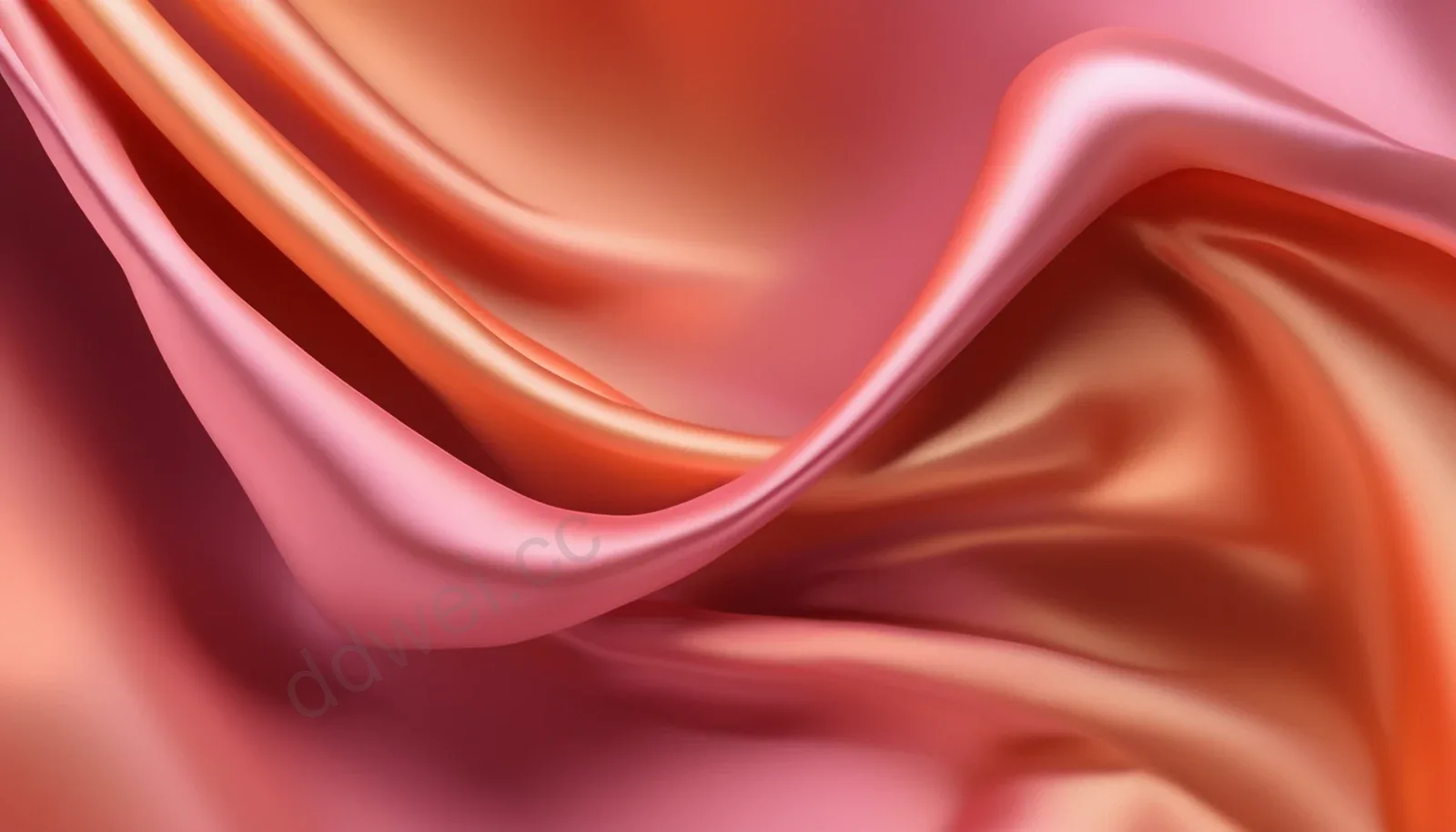 Warm Orange and Soft Pink Silk Glow Elegant Business Background