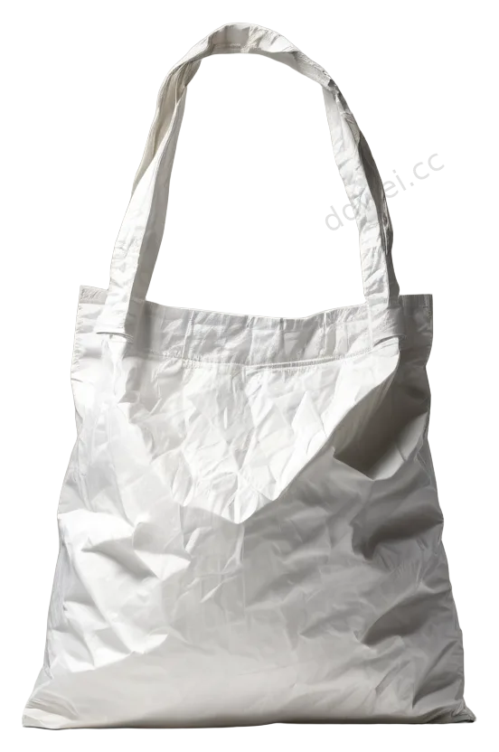 Pure White Tyvek Tote Bag Eco-Friendly Fashion Shopping