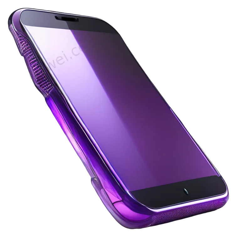 Gradient Purple Glass Handheld Translator Device