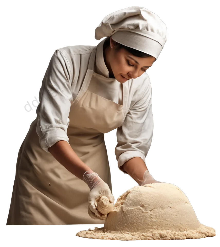 Beige Cream Clay Baker Transparent PNG