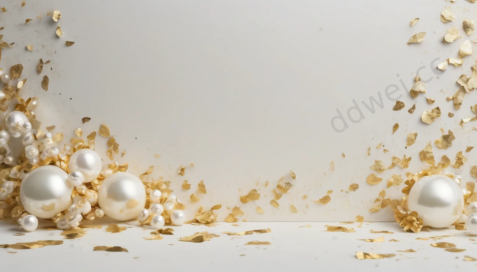 Pearl White Gold Foil and Osmanthus Shadow Premium Mid-Autumn Background