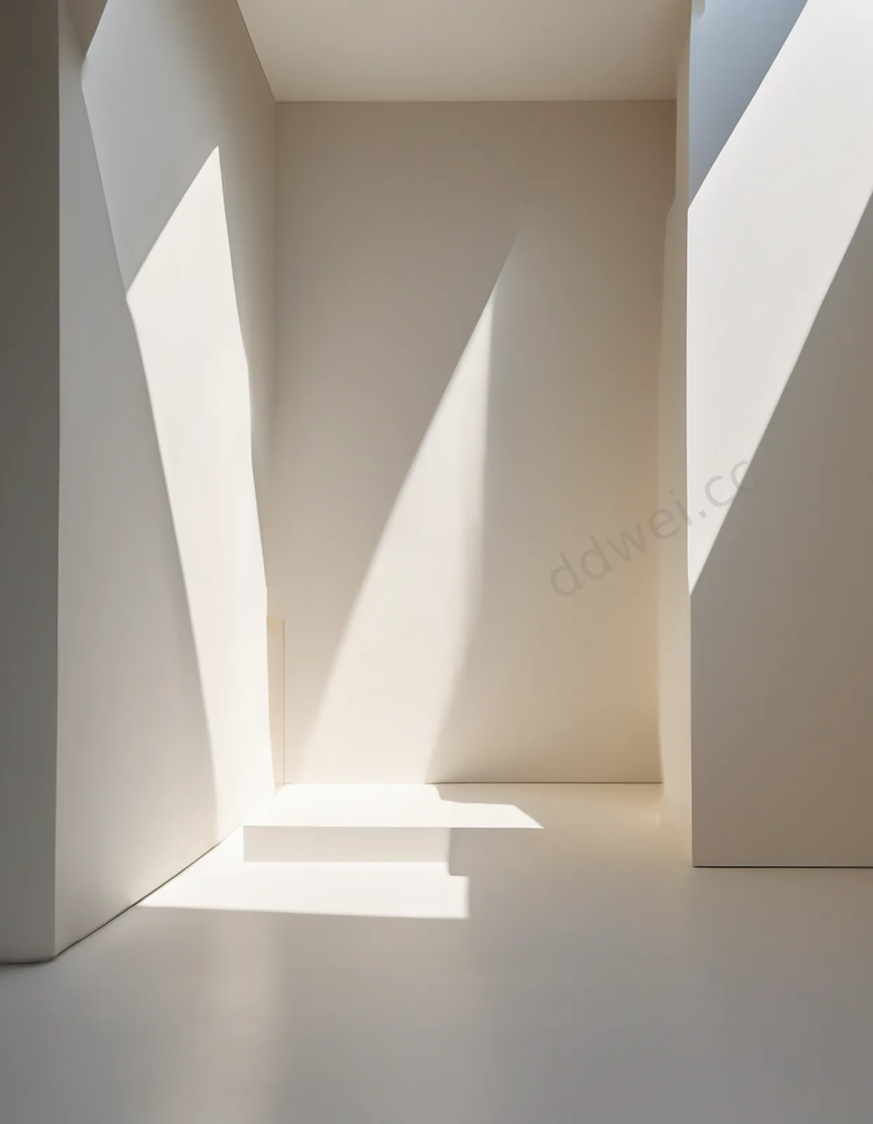 Minimalist Premium Geometric Light Shadow Xiaohongshu Cover Background