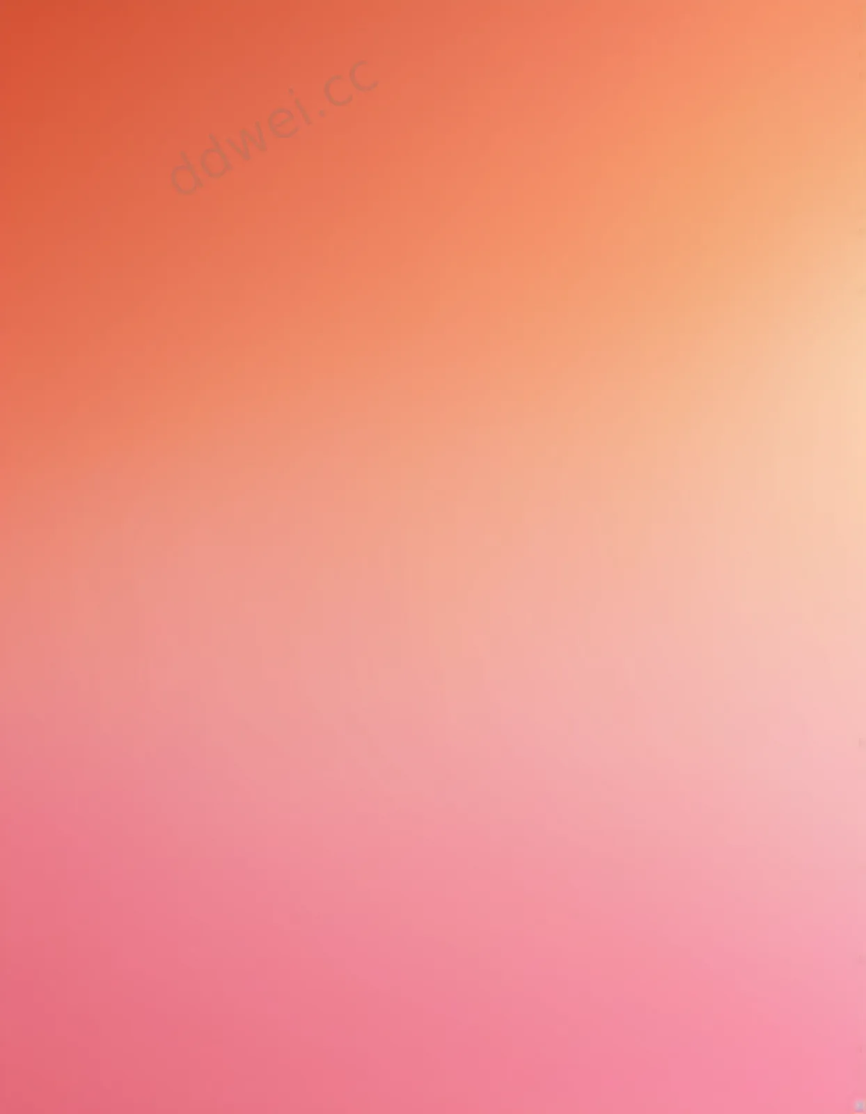 Dawn Orange Pink Gradient Diffusion Background
