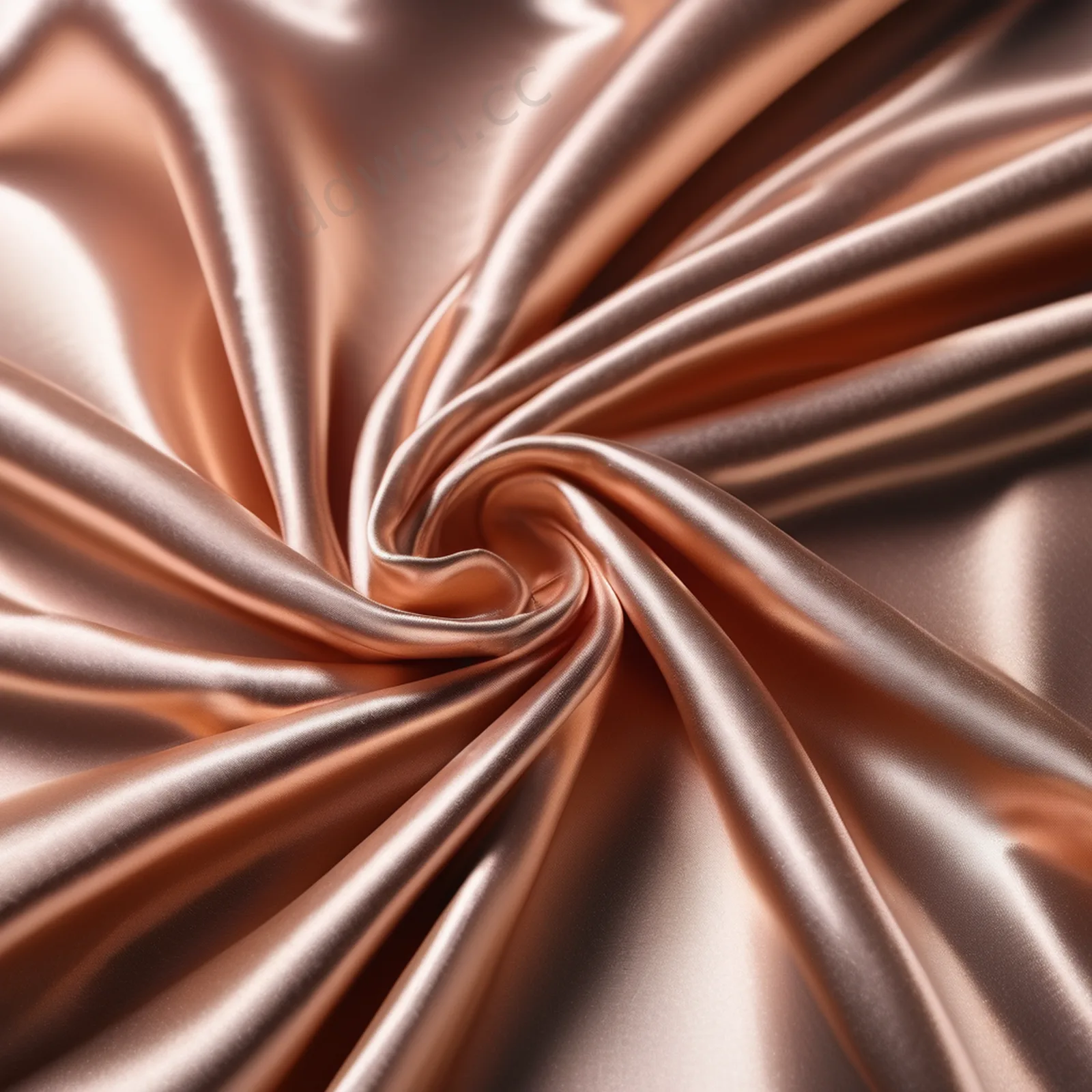 Rose Gold Metallic Silk Water Ripple Luxury Background