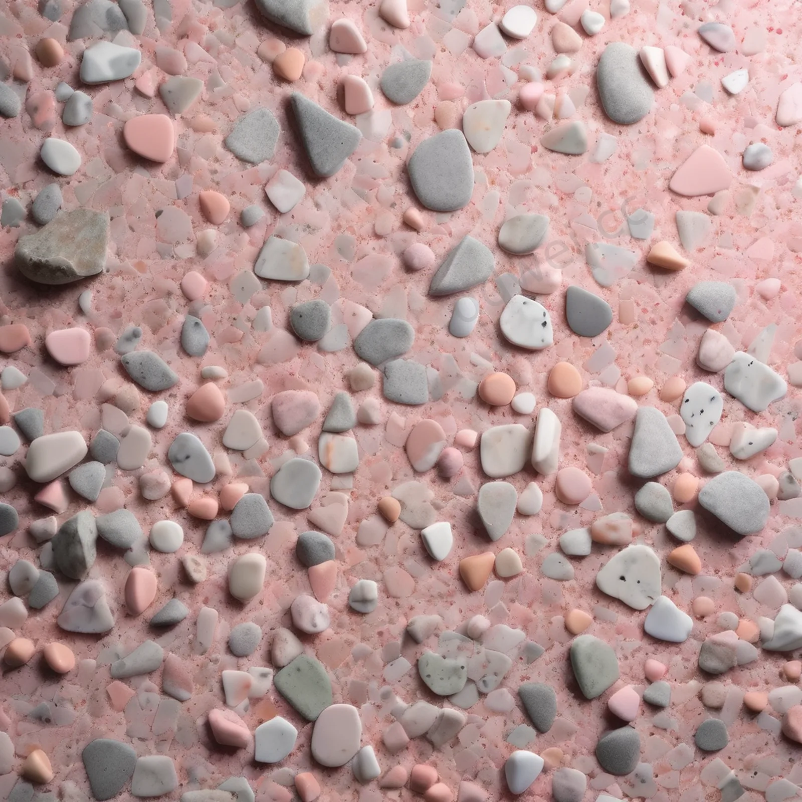 Pink Terrazzo Soft Tone Food Center Negative Space Background