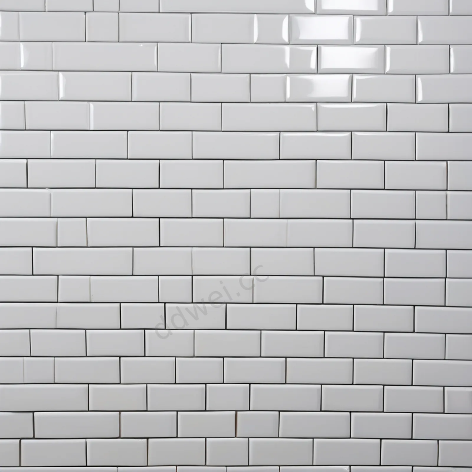 Pure White Subway Tile Center Negative Space Minimalist Clean Photography Background