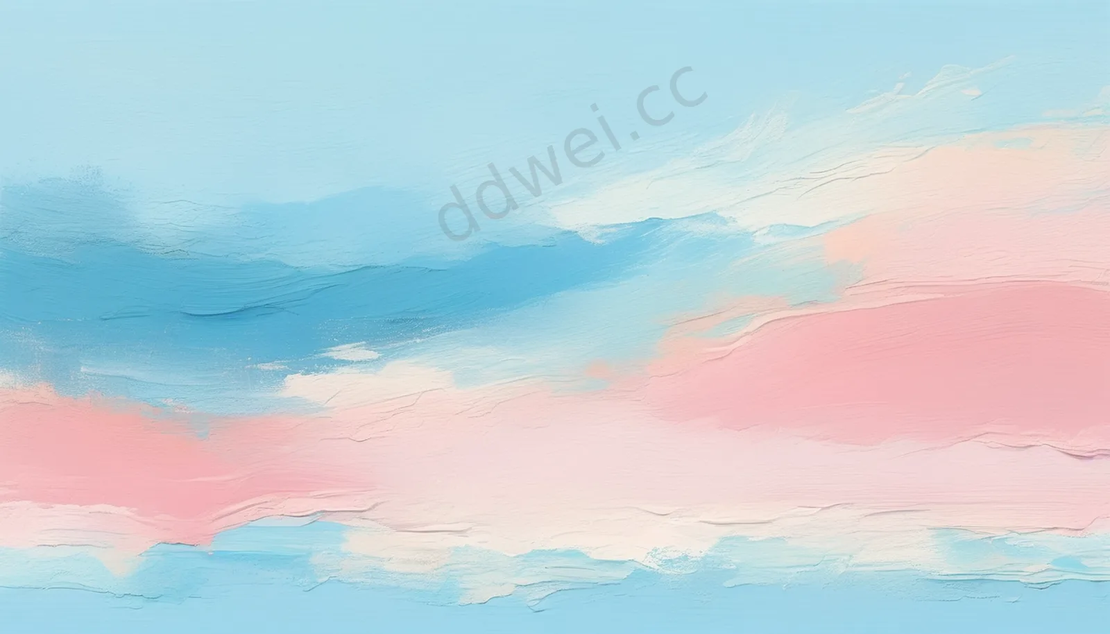 Macaron Blue Pink Abstract Brush Strokes Knowledge Sharing Background