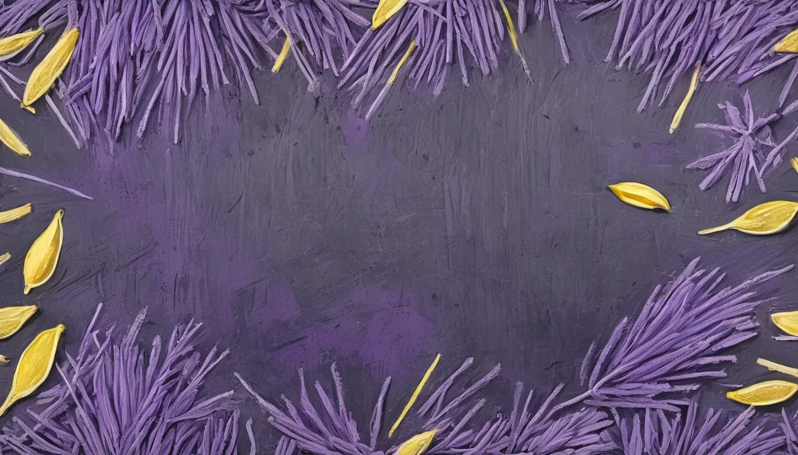 淡紫柠檬粉笔虚线黑板课件背景