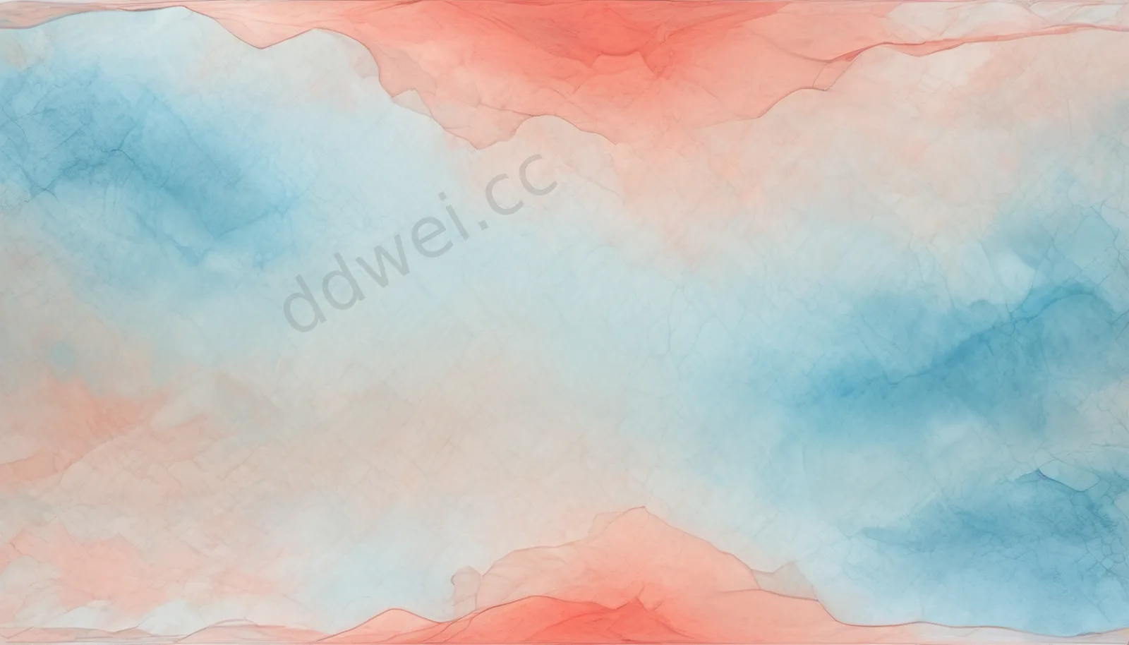 浅珊瑚冰蓝半透明硫酸纸课件背景图
