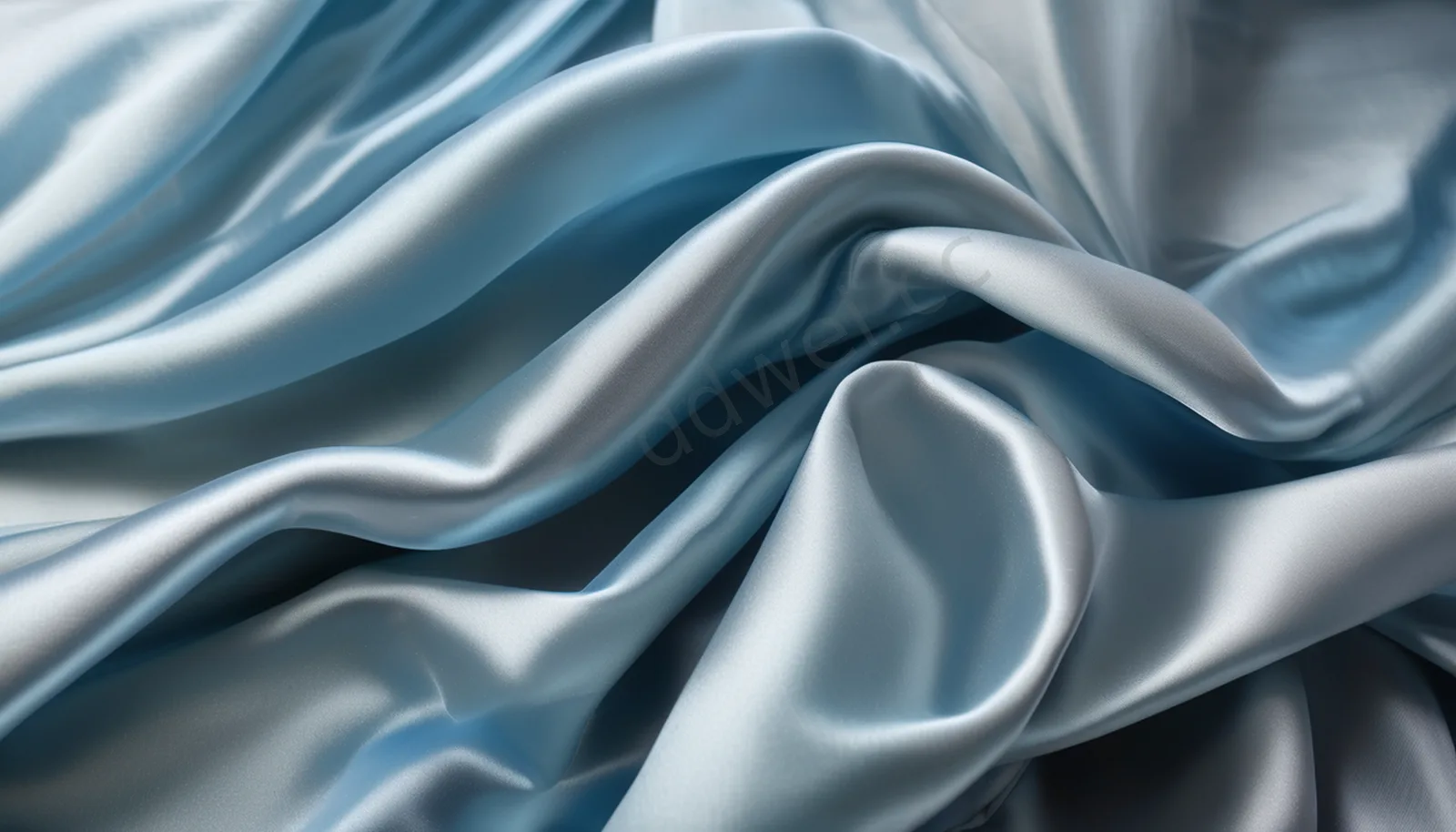Icy Blue & Silver Soft Focus Glossy Silk Elegant Social Media Background