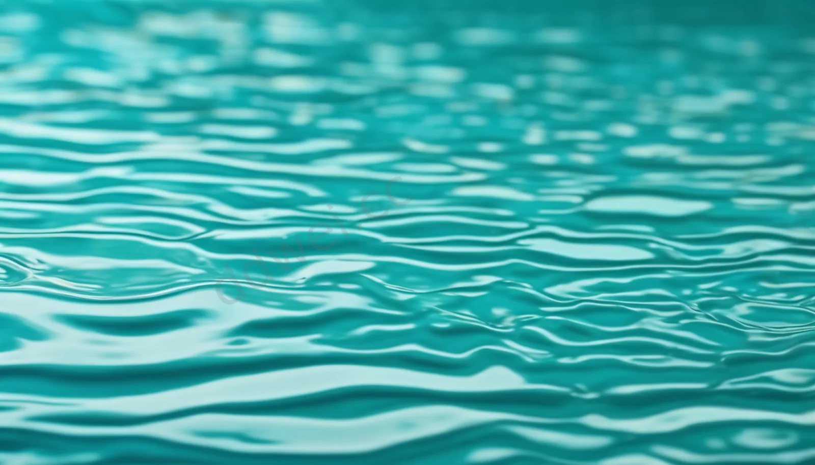 Teal Water Ripple Right-aligned Background