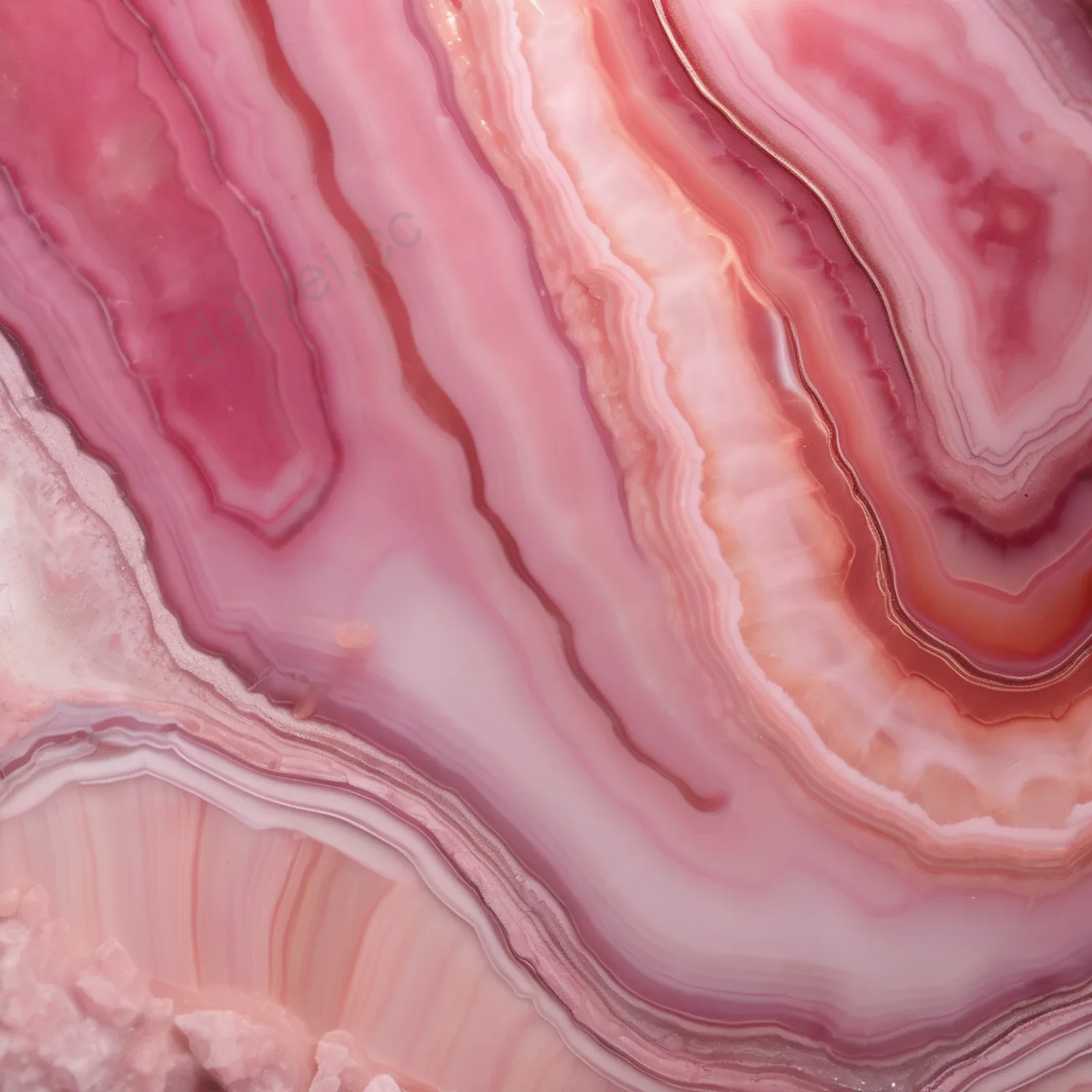 Translucent Pink Agate Stone Dreamy Soft Light Background